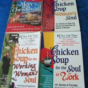 4 CHICKEN SOUP FOR THE SOUL BOOKs